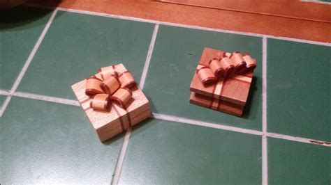 wooden gift box with metal bow|christmas bows for gift wrapping.